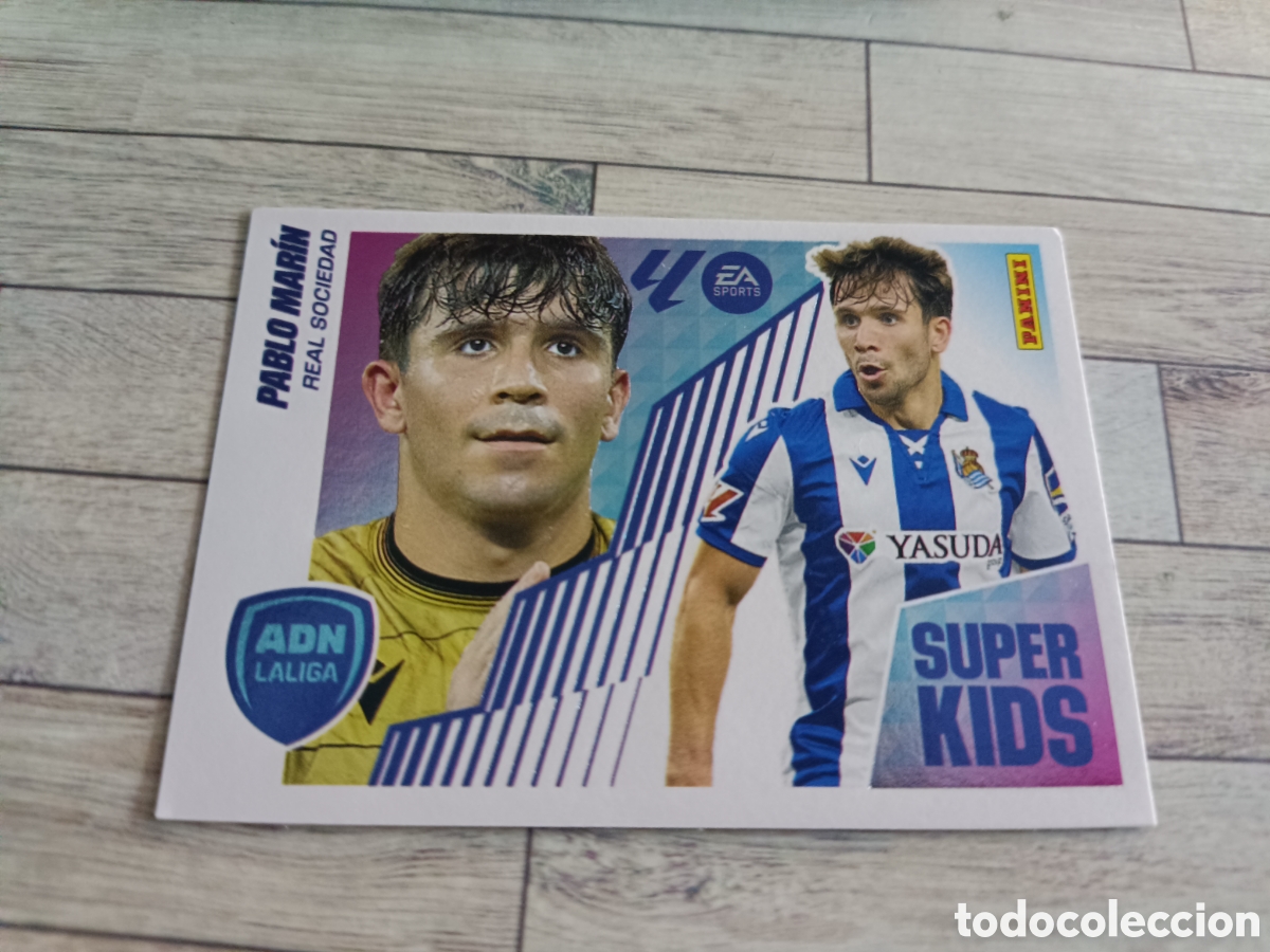 Cromos de F&uacute;tbol: 15 PABLO MARIN REAL SOCIEDAD SUPER KIDS LIGA LIGA ESTE 2025 2026 PANINI 25 26