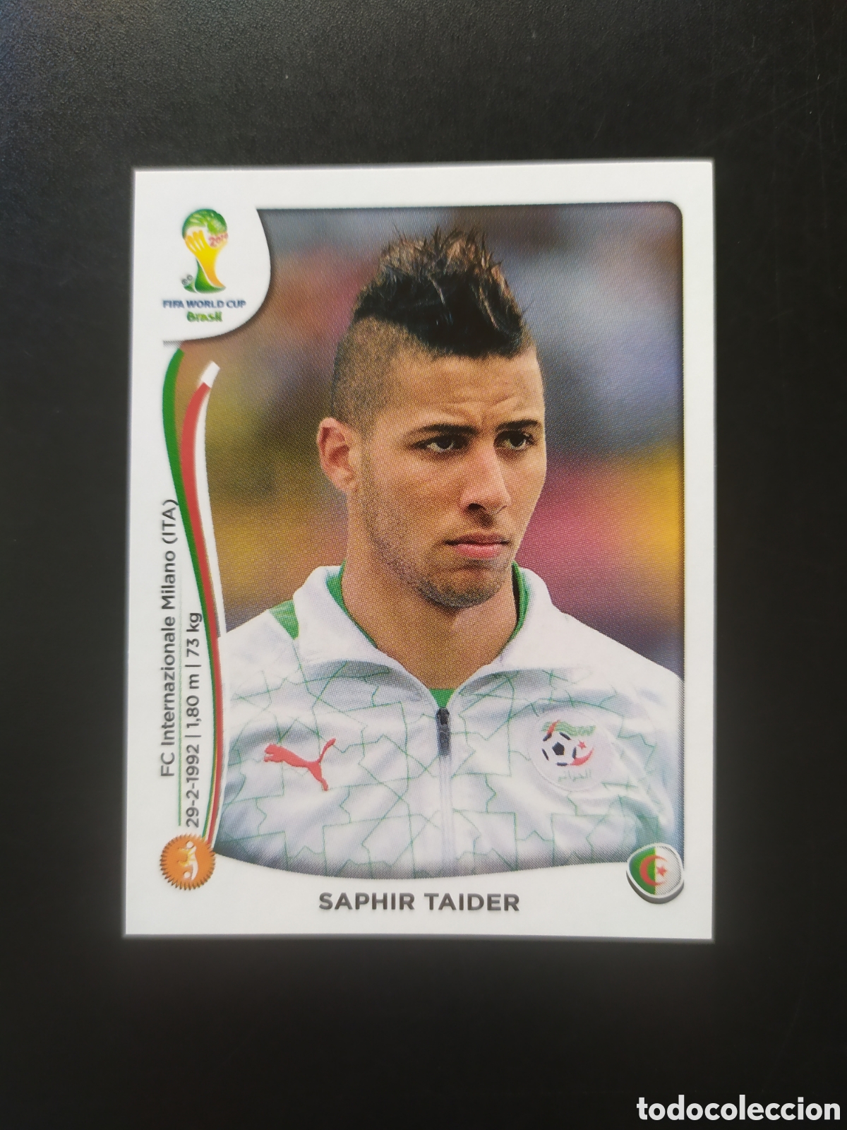 Cromos de F&uacute;tbol: Mundial FIFA Brasil 2014 panini Taider n&deg; 596 Argelia