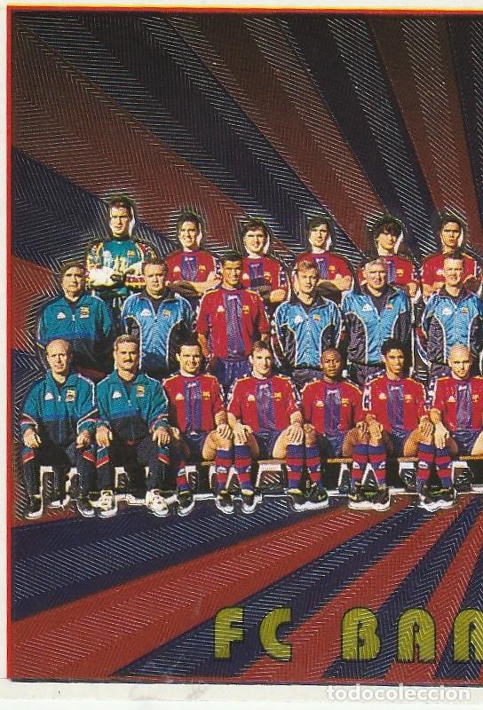 Cromos de F&uacute;tbol: PANINI 98-99. ALINEACION IZQUIERDA F. C. BARCELONA. N&ordm; 439. NUNCA PEGADO.