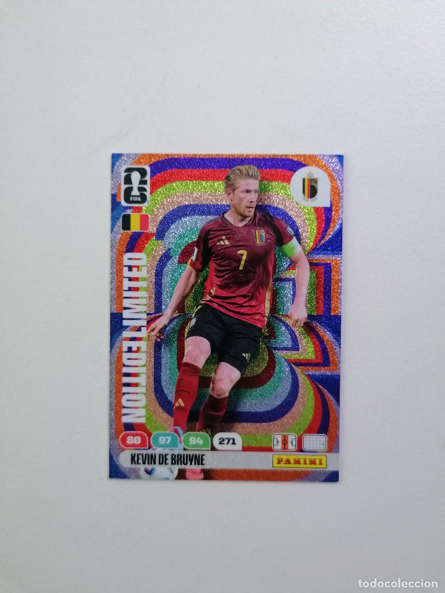 Cromos de F&uacute;tbol: KEVIN DE BRUYNE World Cup 2026 Adrenalyn XL Panini LIMITED EDITION