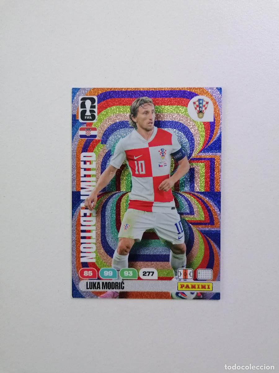 Cromos de F&uacute;tbol: LUKA MODRIC World Cup 2026 Adrenalyn XL Panini LIMITED EDITION