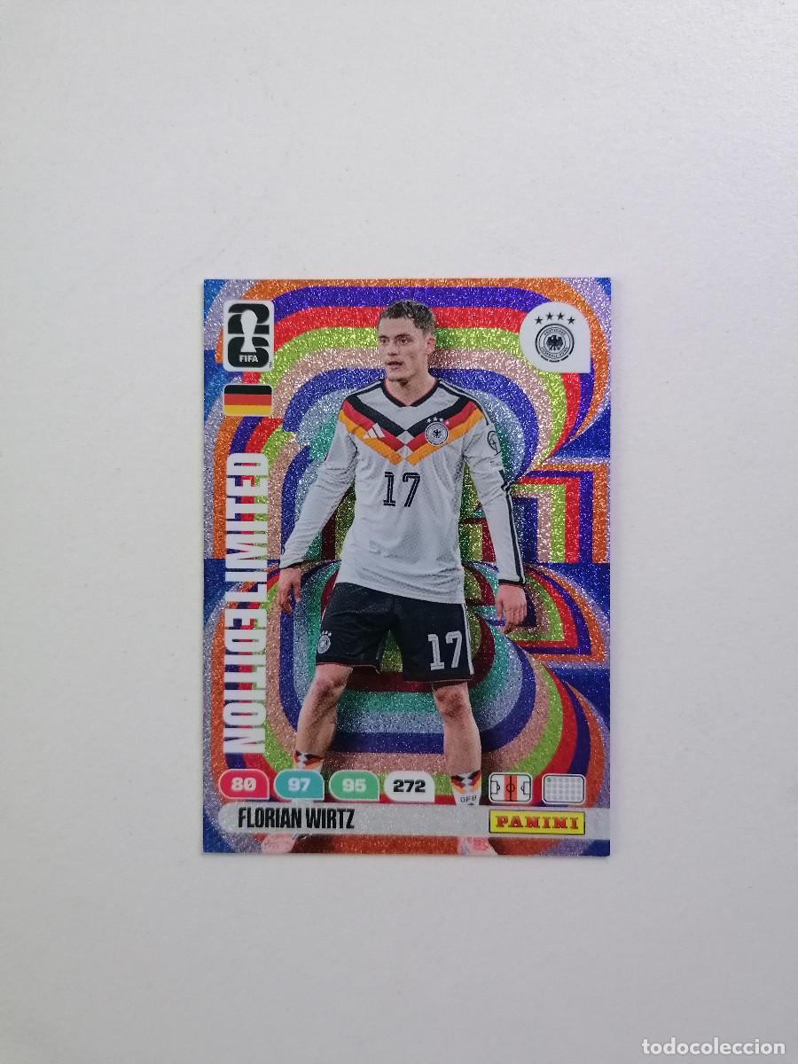 Cromos de F&uacute;tbol: FLORIAN WIRTZ World Cup 2026 Adrenalyn XL Panini LIMITED EDITION