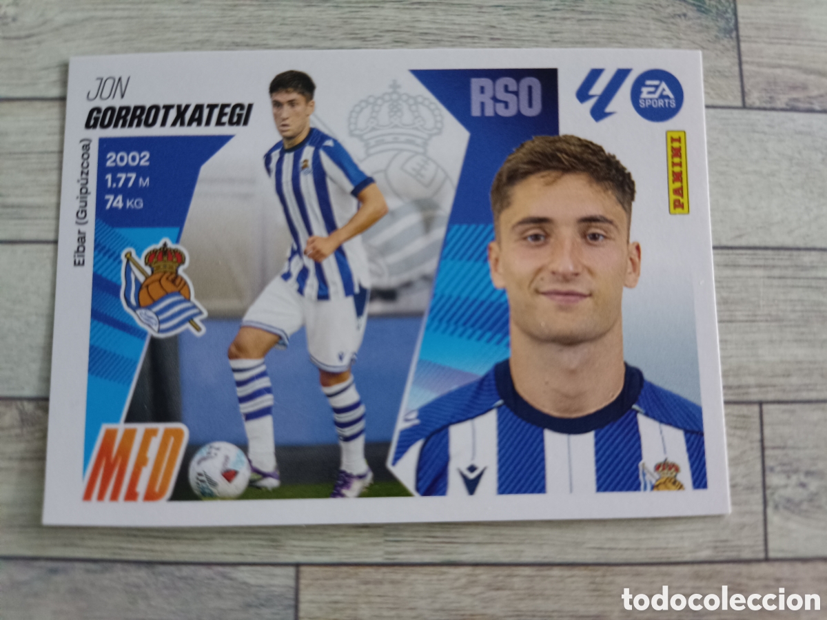 Cromos de F&uacute;tbol: 19 GORROTXATEGI REAL SOCIEDAD ULTIMOS FICHAJES LIGA LIGA ESTE 2025 2026 PANINI 25 26