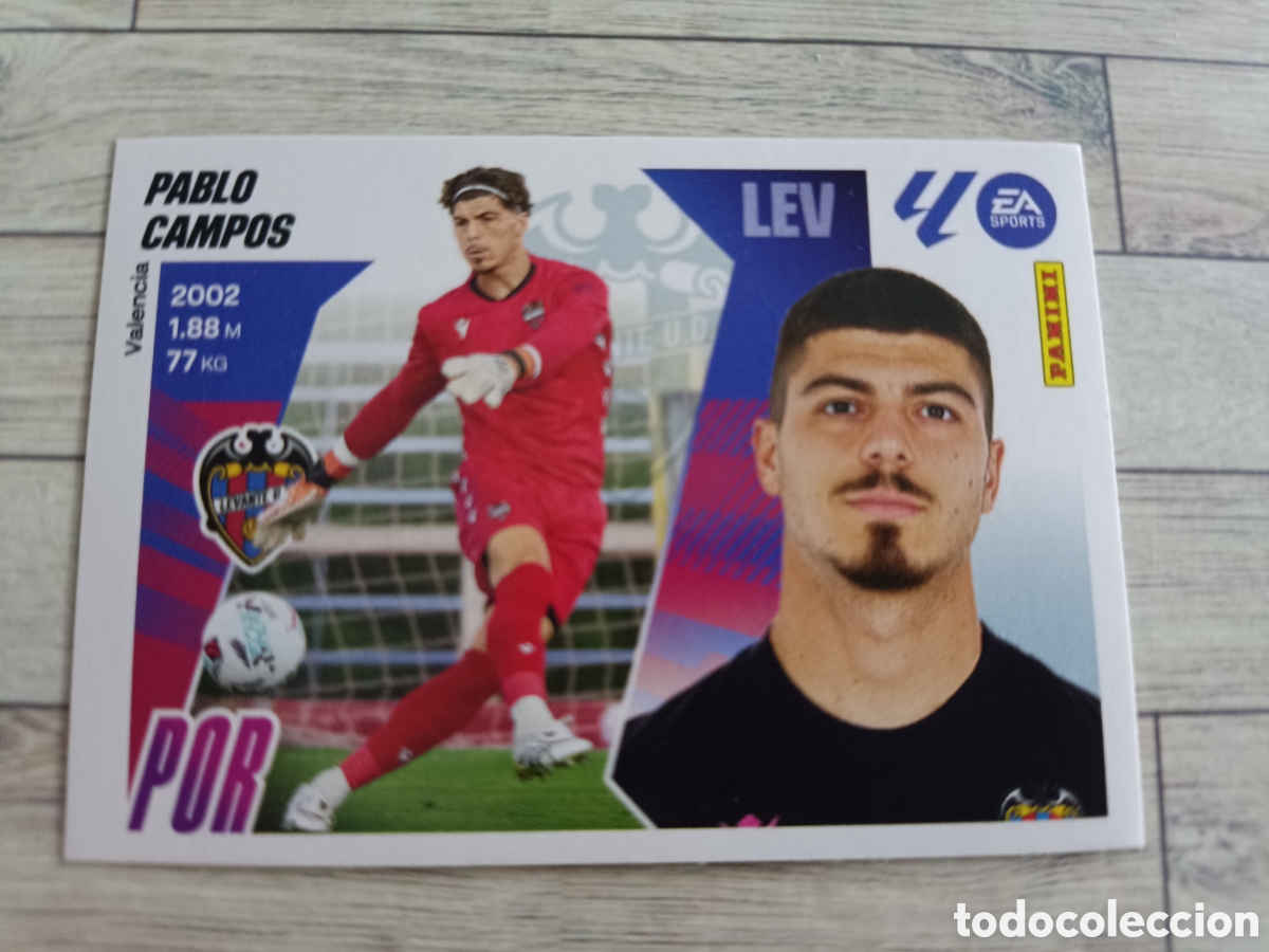 Cromos de F&uacute;tbol: 3 PABLO CAMPOS LEVANTE LIGA LIGA ESTE 2025 2026 PANINI 25 26