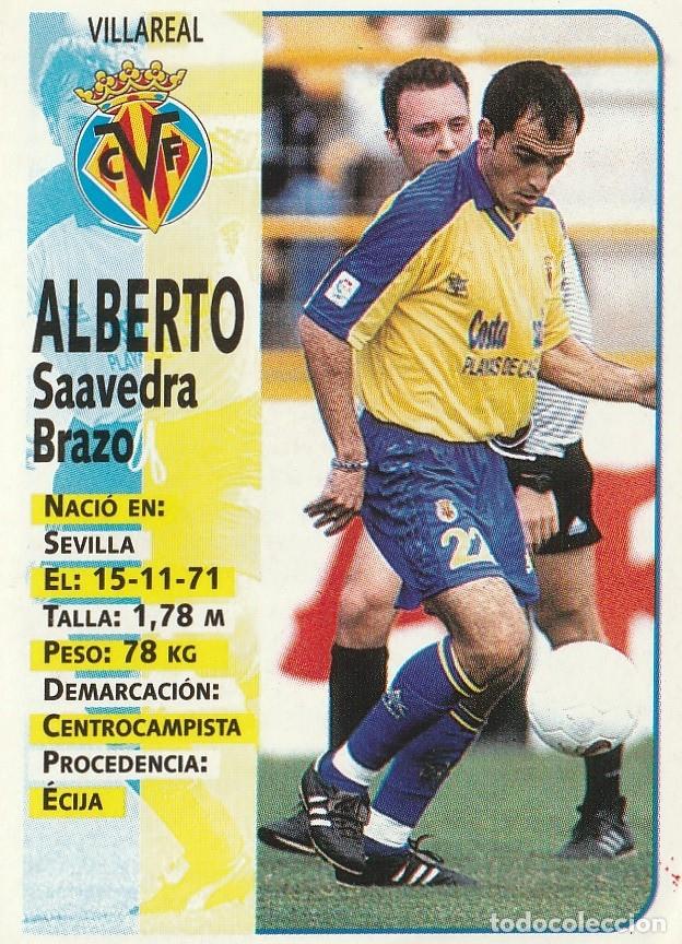 Cromos de F&uacute;tbol: PANINI 98-99. ALBERTO. NUNCA PEGADO.