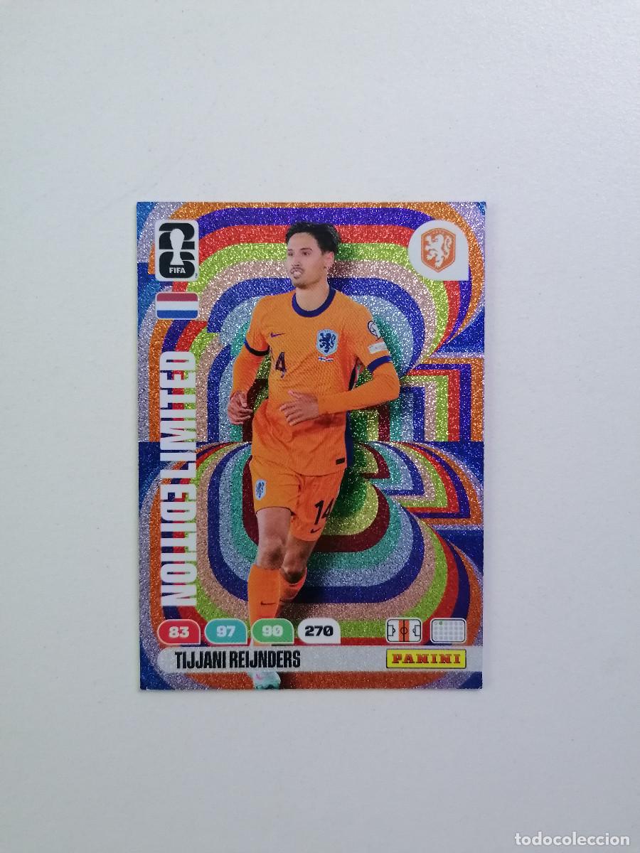 Cromos de F&uacute;tbol: TIJJANI REIJNDERS World Cup 2026 Adrenalyn XL Panini LIMITED EDITION