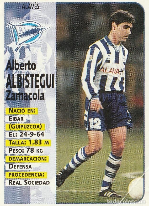 Cromos de F&uacute;tbol: PANINI 98-99. ALBISTEGUI. NUNCA PEGADO.