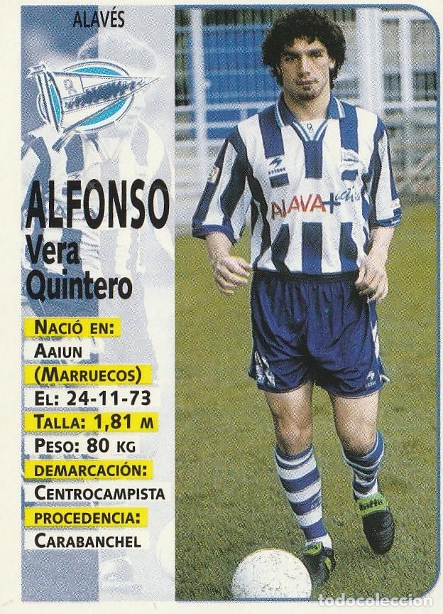 Cromos de F&uacute;tbol: PANINI 98-99. ALFONSO. NUNCA PEGADO.