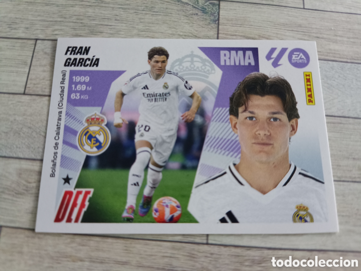 Figurine di Calcio: 10B FRAN GARCIA REAL MADRID LIGA ESTE 2025 2026 PANINI 25 26 SIN PEGAR