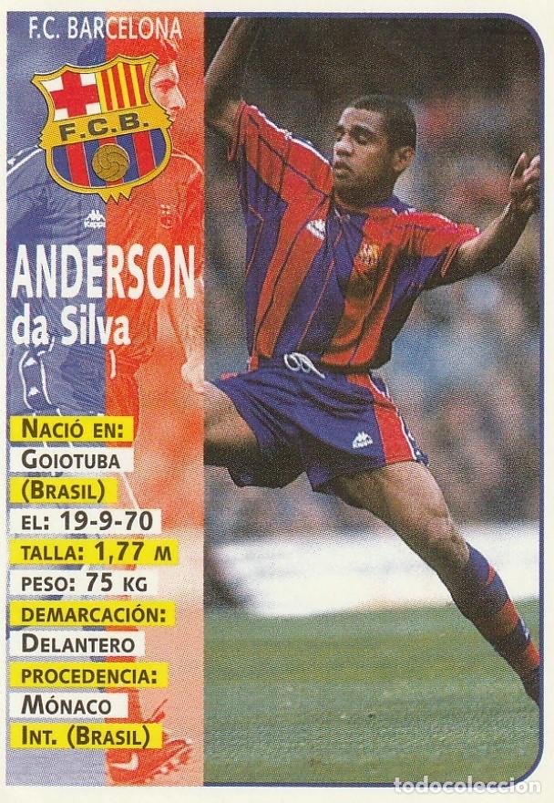 Cromos de f&uacute;tbol: PANINI 98-99. ANDERSON. NUNCA PEGADO. - Foto 1