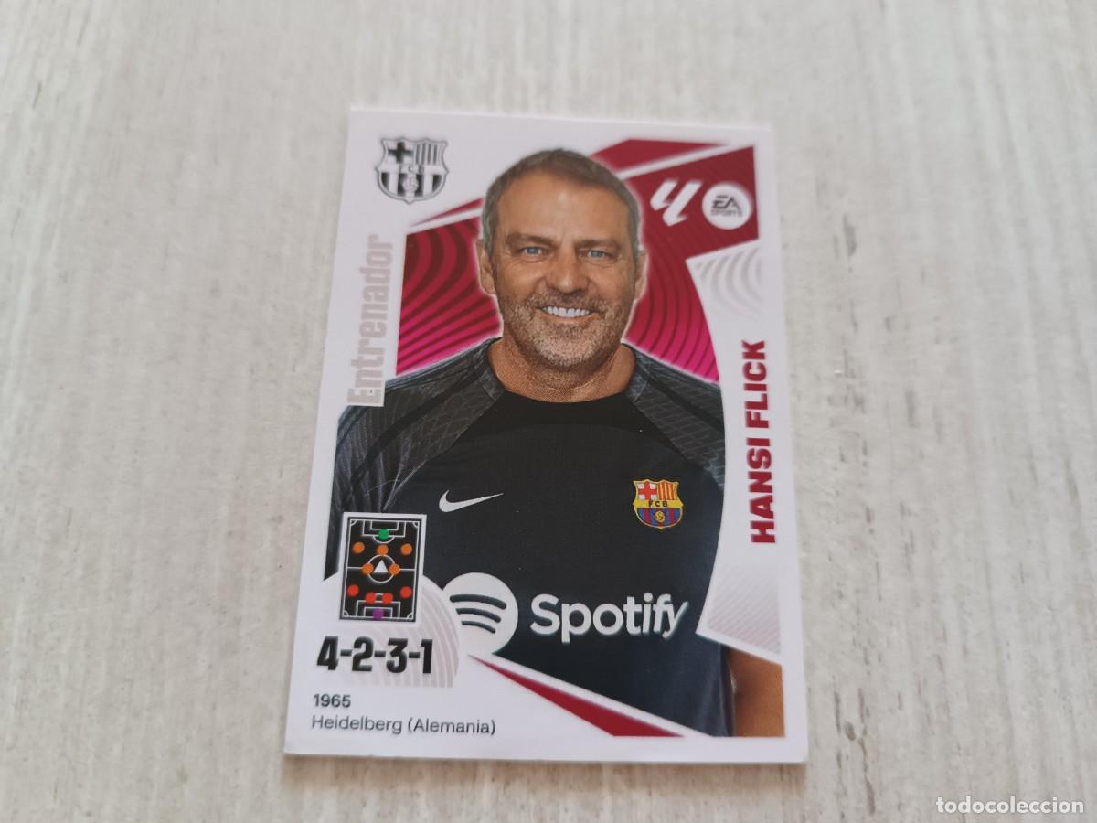 Fu&szlig;ball-Sticker: HANSI FLICK LIGA ESTE 2024 2025 24 25. NUNCA PEGADO