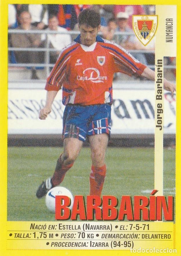 Football Stickers: PANINI 99-00. BAJA BARBAR&Iacute;N. NUNCA PEGADO.