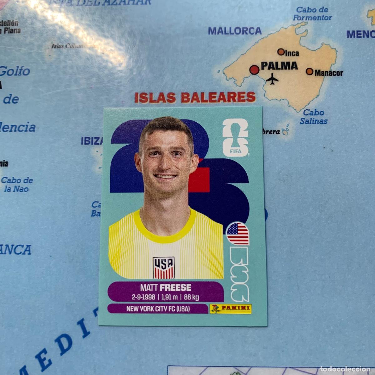 Football Stickers: Estados Unidos n&uacute;mero 2 cromo panini Mundial Fifa World Cup 2026