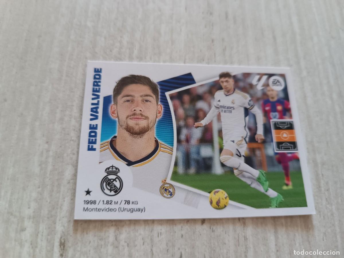 Cromos de F&uacute;tbol: FEDE VALVERDE LIGA ESTE 2024 2025 24 25. NUNCA PEGADO