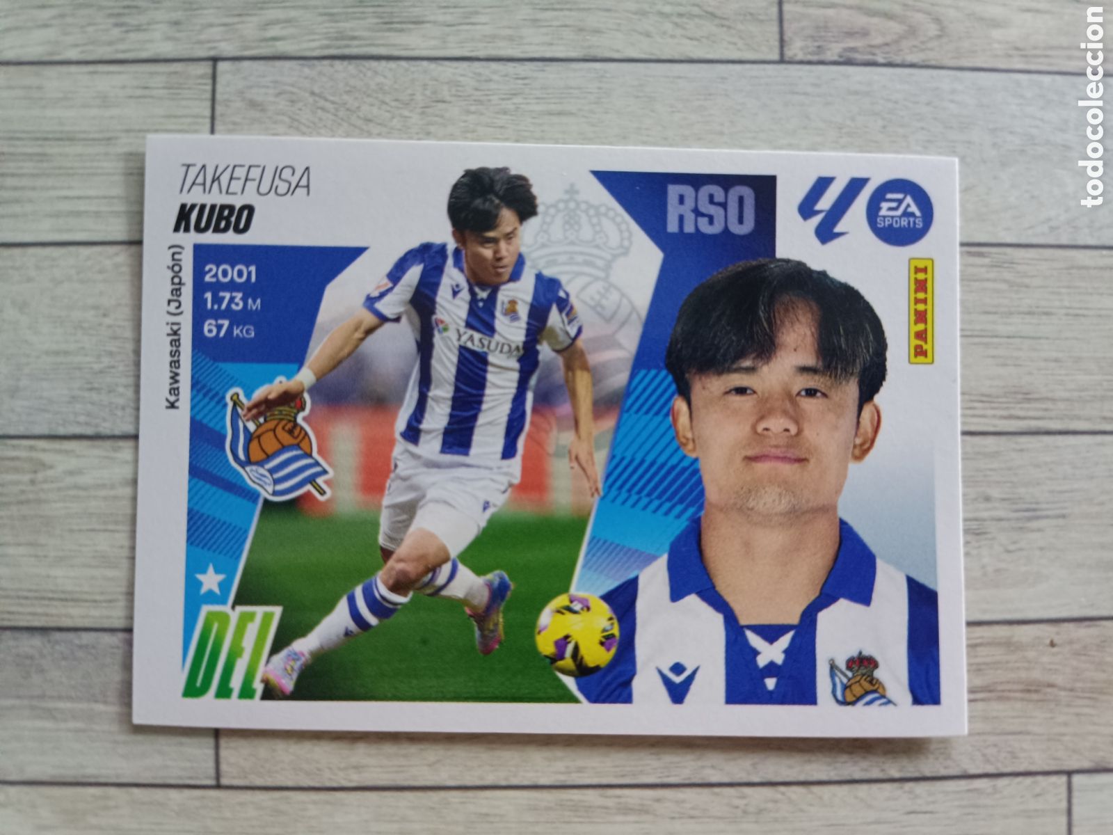 Cromos de F&uacute;tbol: 16 KUBO REAL SOCIEDAD LIGA ESTE 2025 2026 PANINI 25 26 SIN PEGAR
