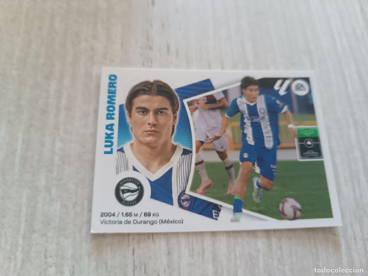 Cromos de F&uacute;tbol: LUKA ROMERO FICHAJE 12 LIGA ESTE 2024 2025 24 25. NUNCA PEGADO
