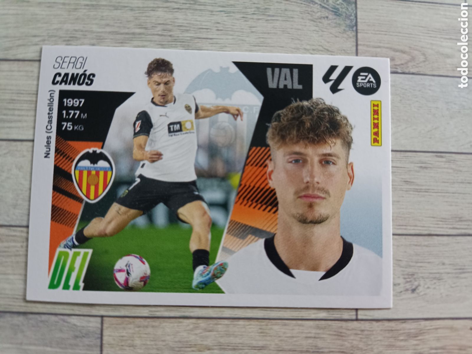 Cromos de F&uacute;tbol: 17 CANOS VALENCIA LIGA ESTE 2025 2026 PANINI 25 26 SIN PEGAR