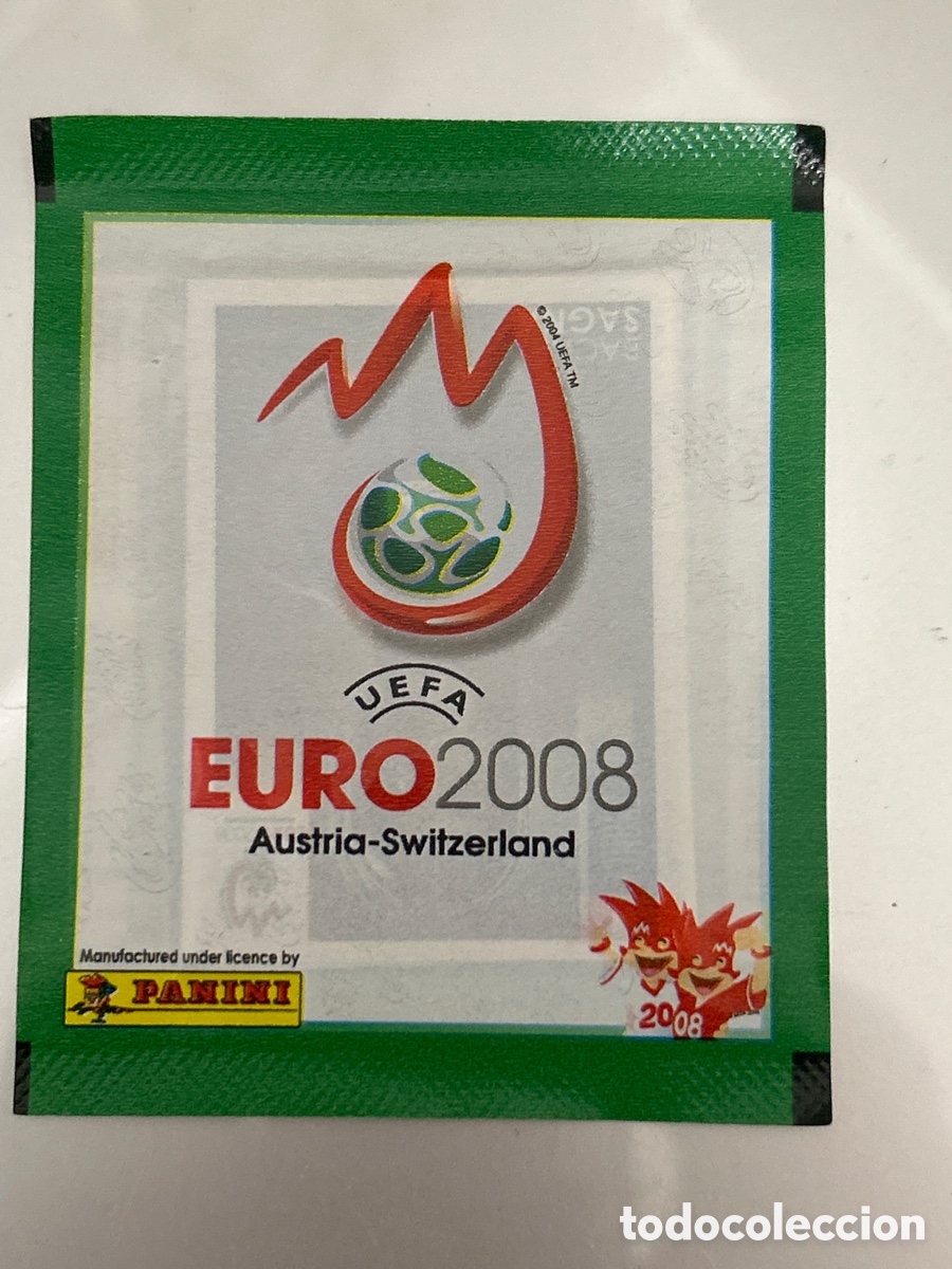 Cromos de F&uacute;tbol: SOBRE CROMOS NUEVO UEFA EURO 2008,AUSTRIA-SUIZA. EDICION INTERNACIONAL.