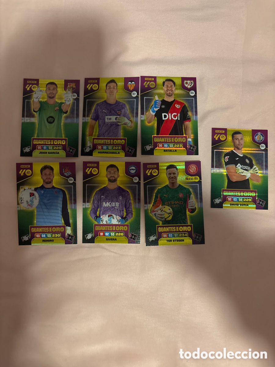 Cromos de F&uacute;tbol: Guantes de Oro Adrenalyn XL 2025/26