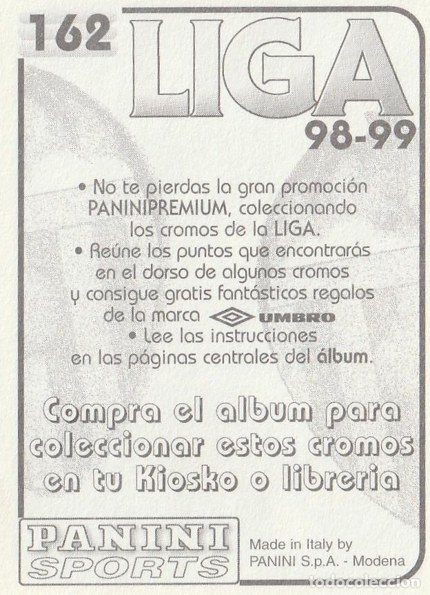 Cromos de f&uacute;tbol: PANINI 98-99. BARTUAL. NUNCA PEGADO. - Foto 2