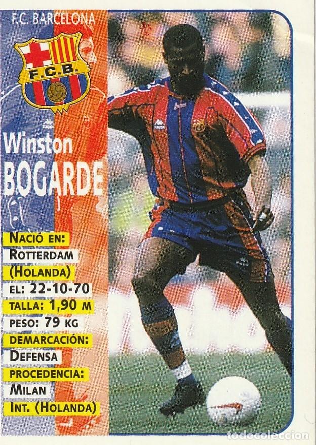 Cromos de F&uacute;tbol: PANINI 98-99. BOGARDE. NUNCA PEGADO.