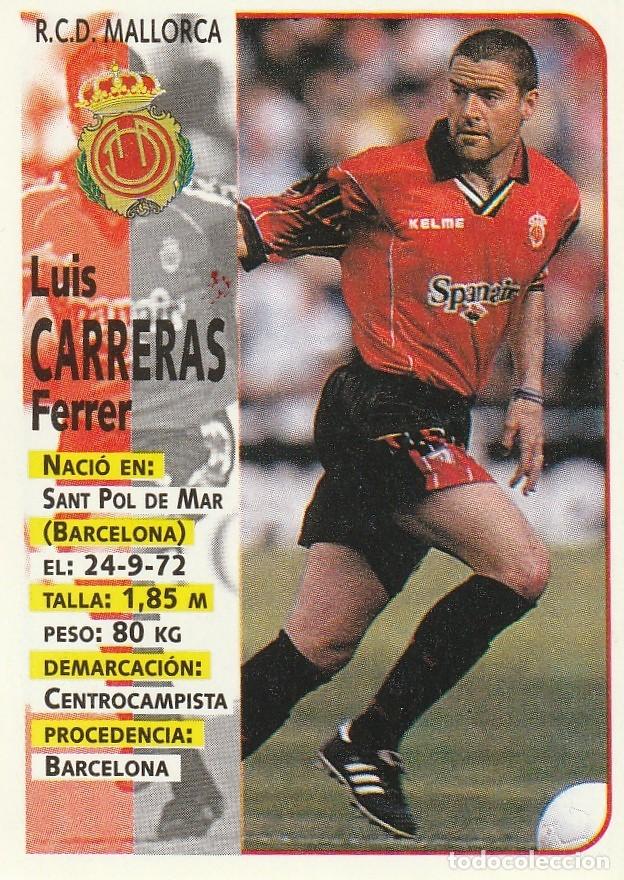 Cromos de F&uacute;tbol: PANINI 98-99. CARRERAS. NUNCA PEGADO.