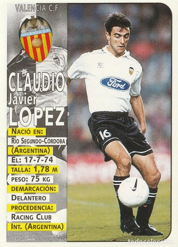 Cartes &agrave; collectionner de Football: PANINI 98-99. CLAUDIO L&Oacute;PEZ. NUNCA PEGADO.