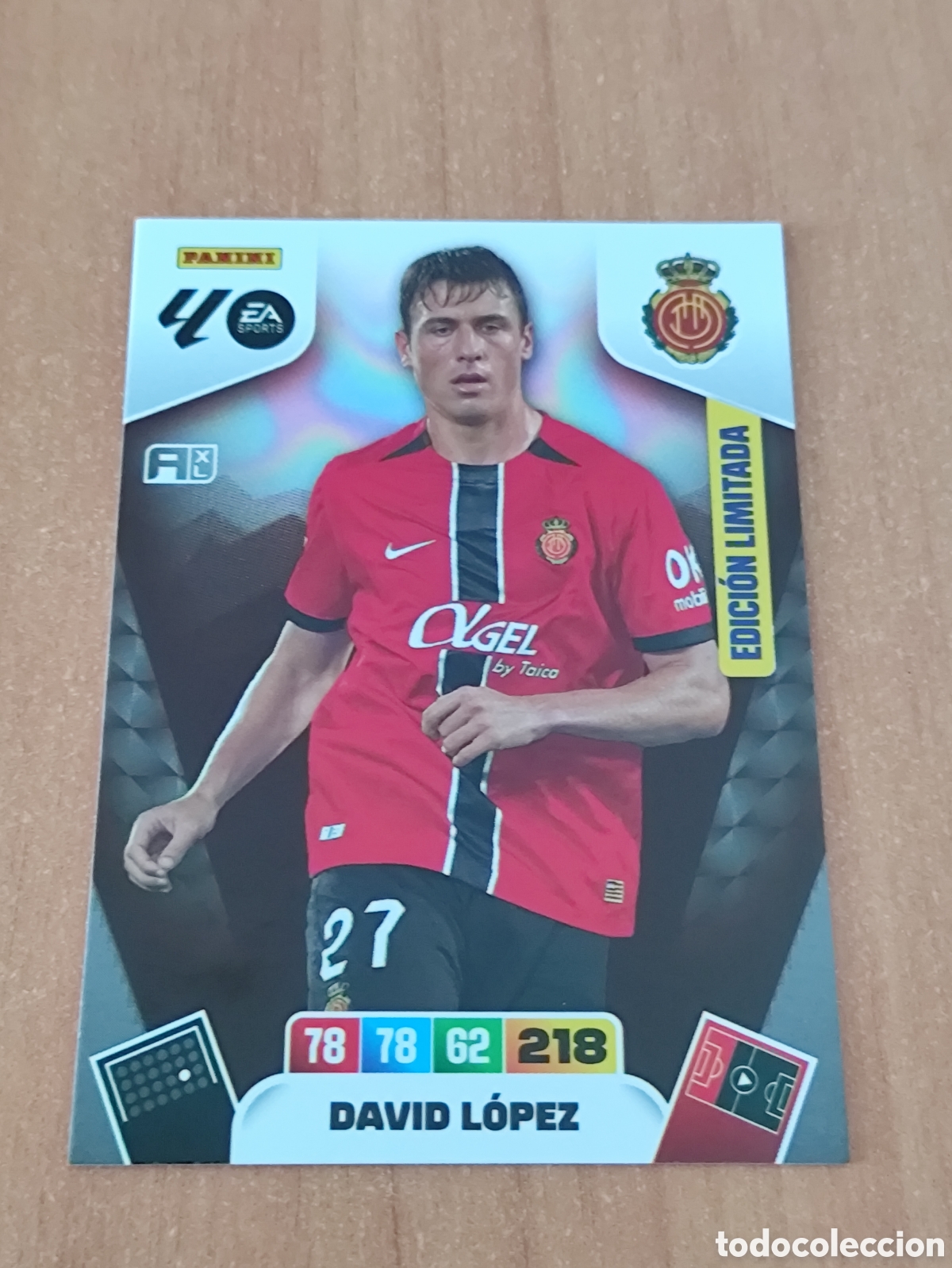 Cartes &agrave; collectionner de Football: Cromo David L&oacute;pez Mallorca Edici&oacute;n Limitada Adrenalyn XL 25 26 nuevo