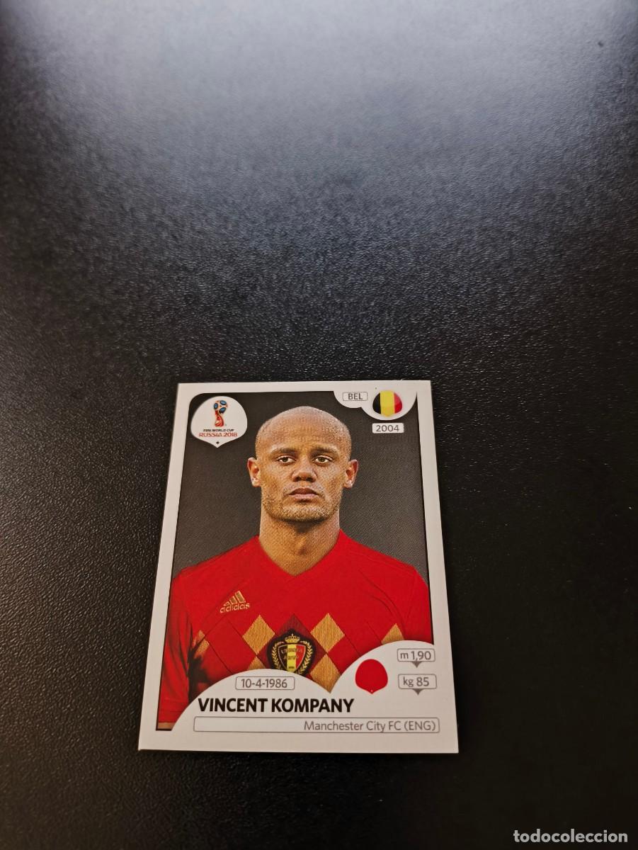 Cartes &agrave; collectionner de Football: 518 Vincent Kompany BELGICA SIN PEGAR FIFA WORLD CUP MUNDIAL RUSIA 2018 NO LIGA ESTE