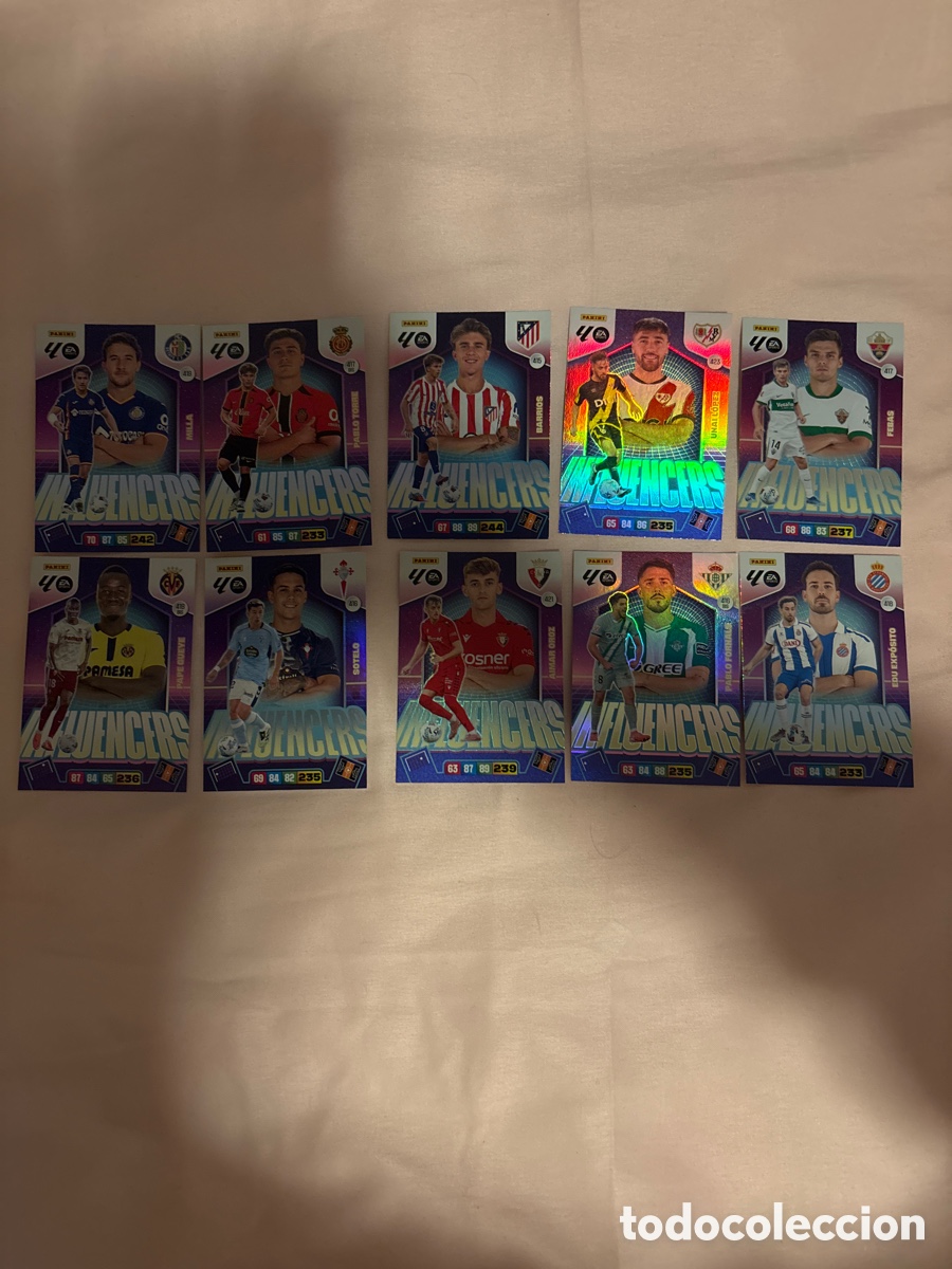 Cromos de F&uacute;tbol: Influencers Adrenalyn XL 2025/26