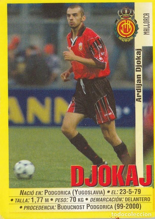 Cromos de F&uacute;tbol: PANINI 99-00 COLOCA DJOKAJ. NUNCA PEGADO.