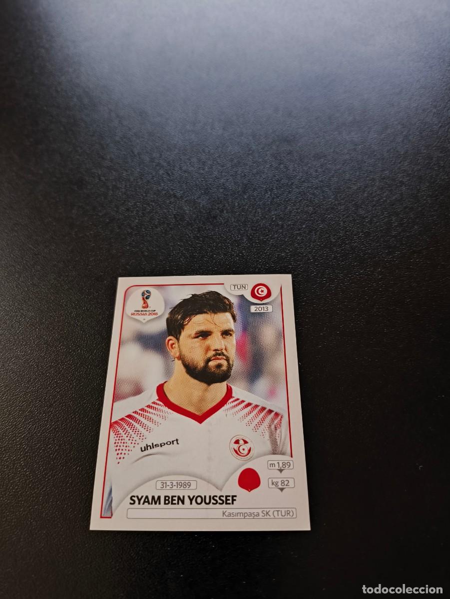Cromos de F&uacute;tbol: 556 Syam Ben Youssef TUNEZ SIN PEGAR FIFA WORLD CUP MUNDIAL RUSIA 2018 NO LIGA ESTE