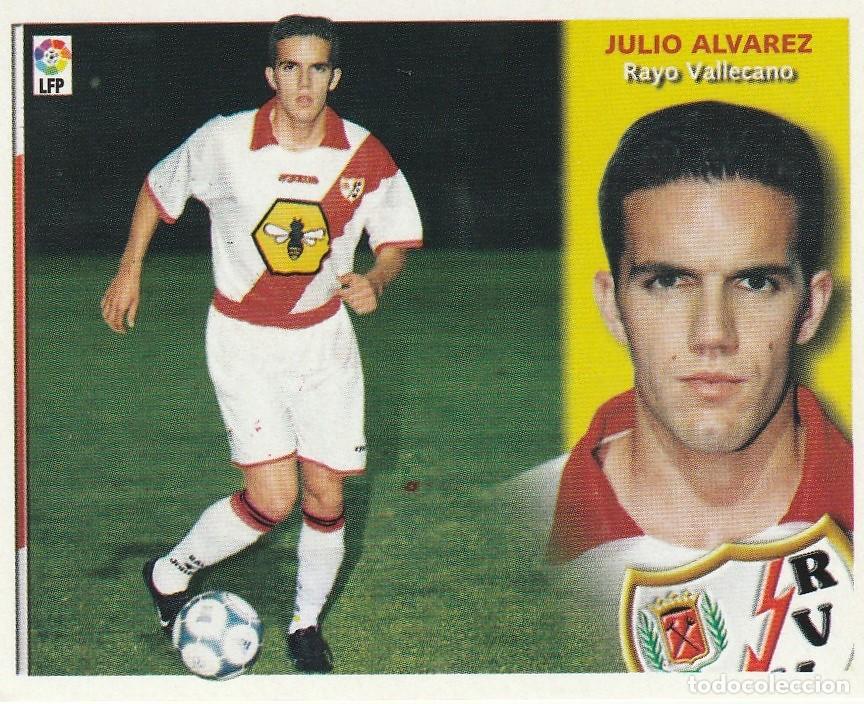 Cromos de F&uacute;tbol: ESTE 02-03. COLOCA JULIO &Aacute;LVAREZ. NUNCA PEGADO.