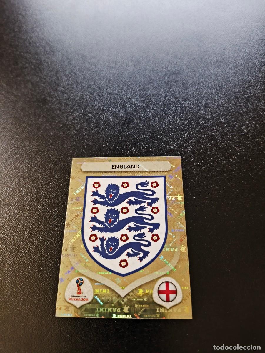 Cromos de F&uacute;tbol: 572 ESCUDO EMBLEMA INGLATERRA SIN PEGAR FIFA WORLD CUP MUNDIAL RUSIA 2018 NO LIGA ESTE