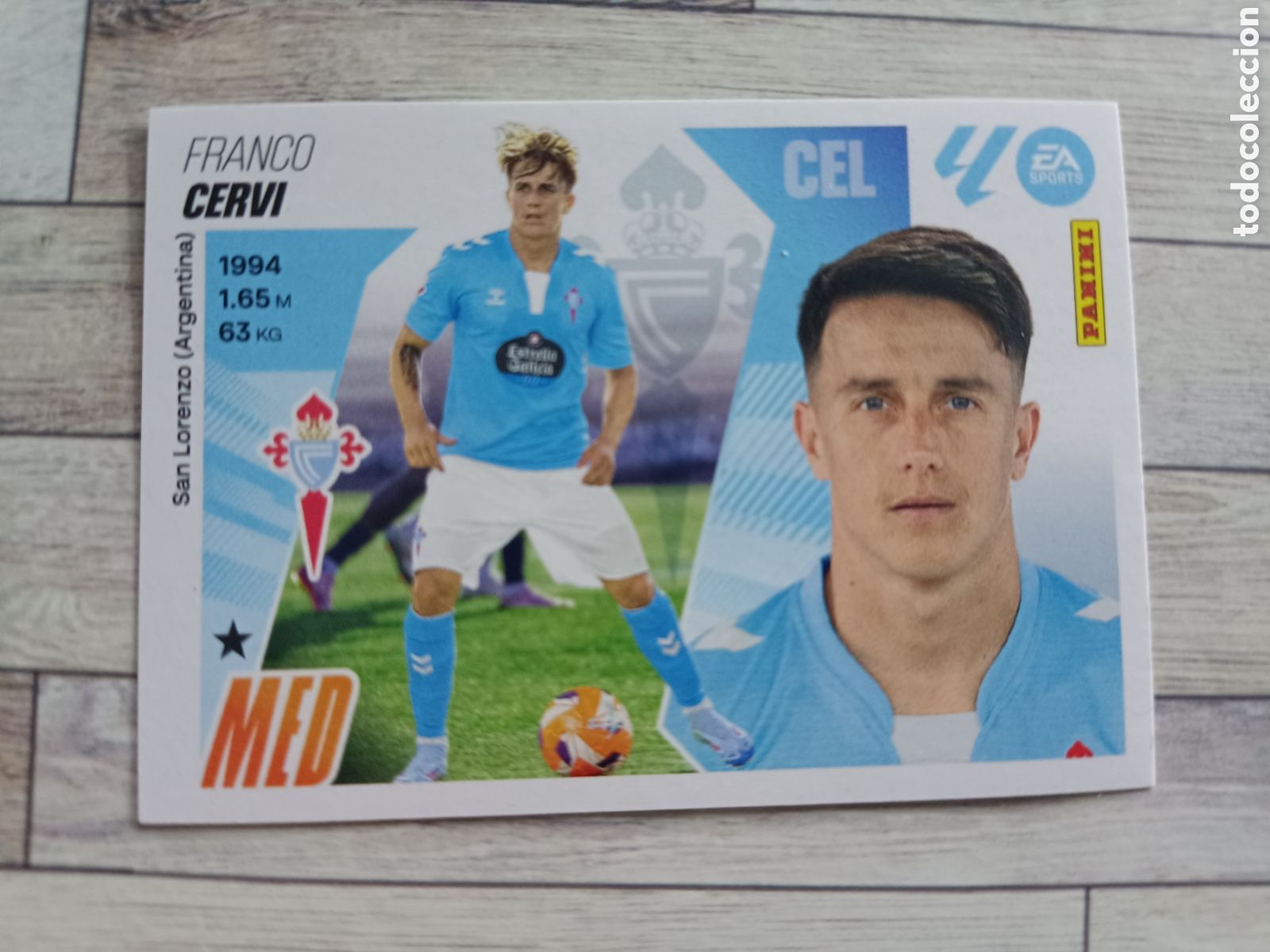 Cartes &agrave; collectionner de Football: 16 CERVI REAL CLUB CELTA LIGA ESTE 2025 2026 PANINI 25 26 SIN PEGAR