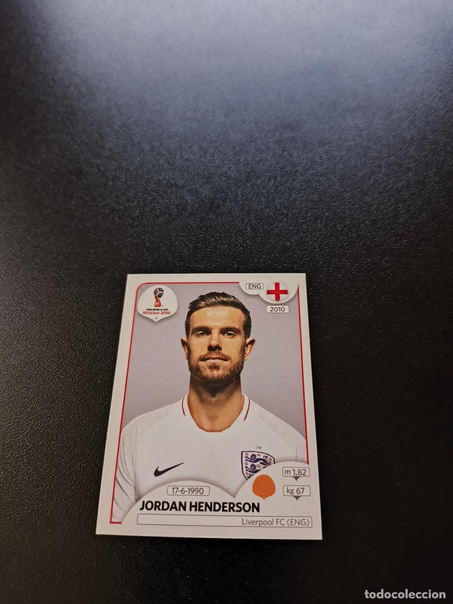 Cromos de F&uacute;tbol: 582 Jordan Henderson INGLATERRA SIN PEGAR FIFA WORLD CUP MUNDIAL RUSIA 2018 NO LIGA ESTE