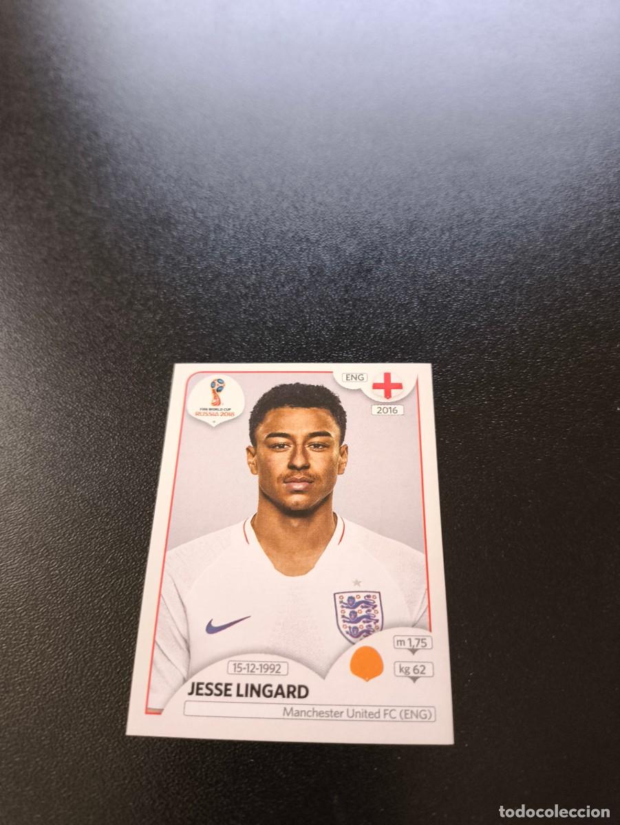 Cromos de F&uacute;tbol: 587 Jesse Lingard INGLATERRA SIN PEGAR FIFA WORLD CUP MUNDIAL RUSIA 2018 NO LIGA ESTE