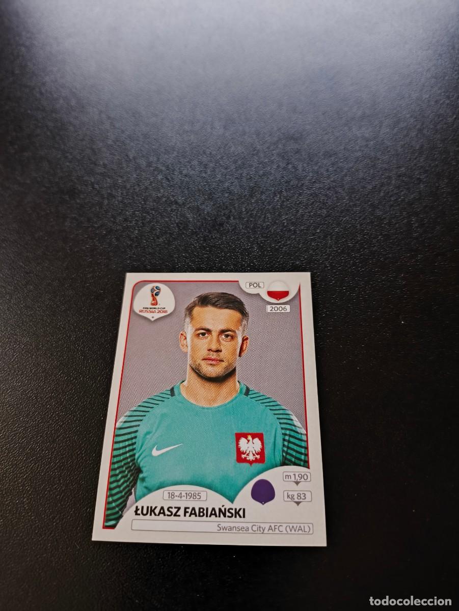 Cromos de F&uacute;tbol: 594 Lukasz Fabiański POLONIA SIN PEGAR FIFA WORLD CUP MUNDIAL RUSIA 2018 NO LIGA ESTE