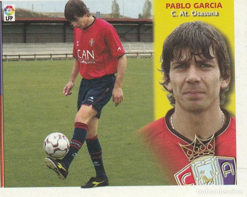 Cromos de F&uacute;tbol: ESTE 02-03. COLOCA PABLO GARC&Iacute;A