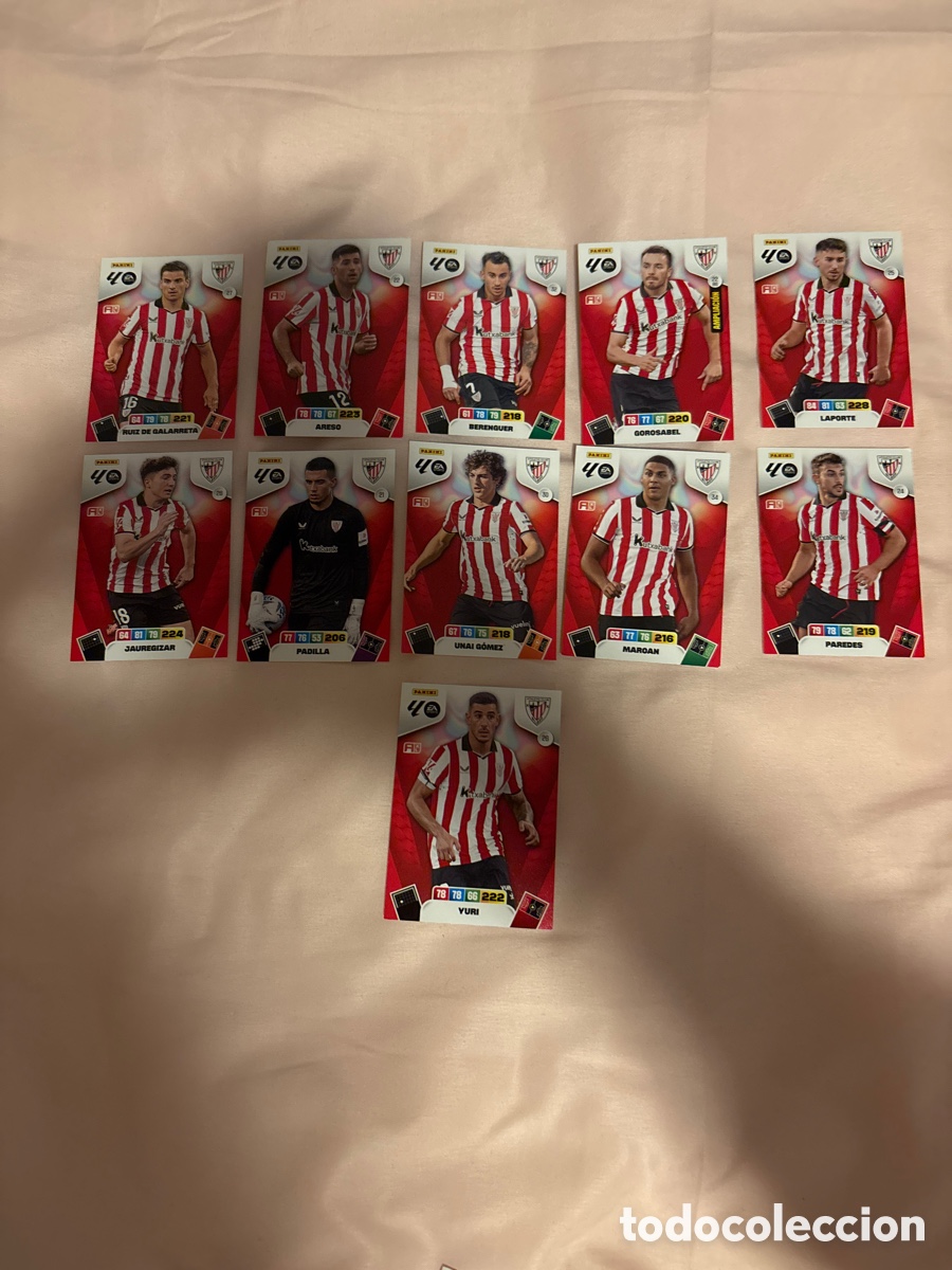 Cromos de F&uacute;tbol: Athletic de Bilbao Adrenalyn XL 2025/26