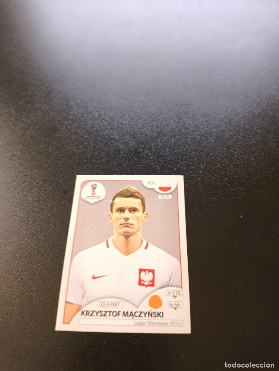 Fu&szlig;ball-Sticker: 606 Krzysztof Mączyński POLONIA SIN PEGAR FIFA WORLD CUP MUNDIAL RUSIA 2018 NO LIGA ESTE