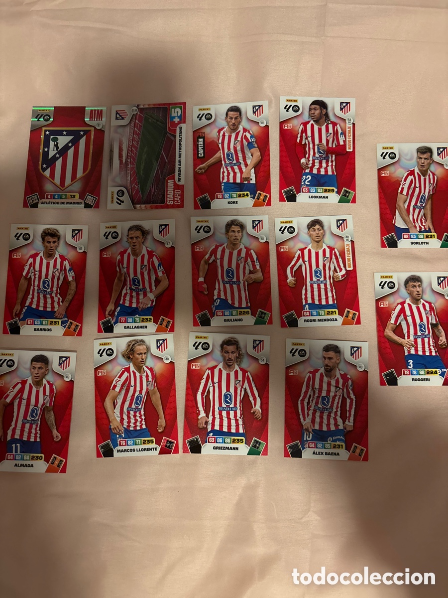 Fu&szlig;ball-Sticker: Atl&eacute;tico de Madrid Adrenalyn XL 2025/26