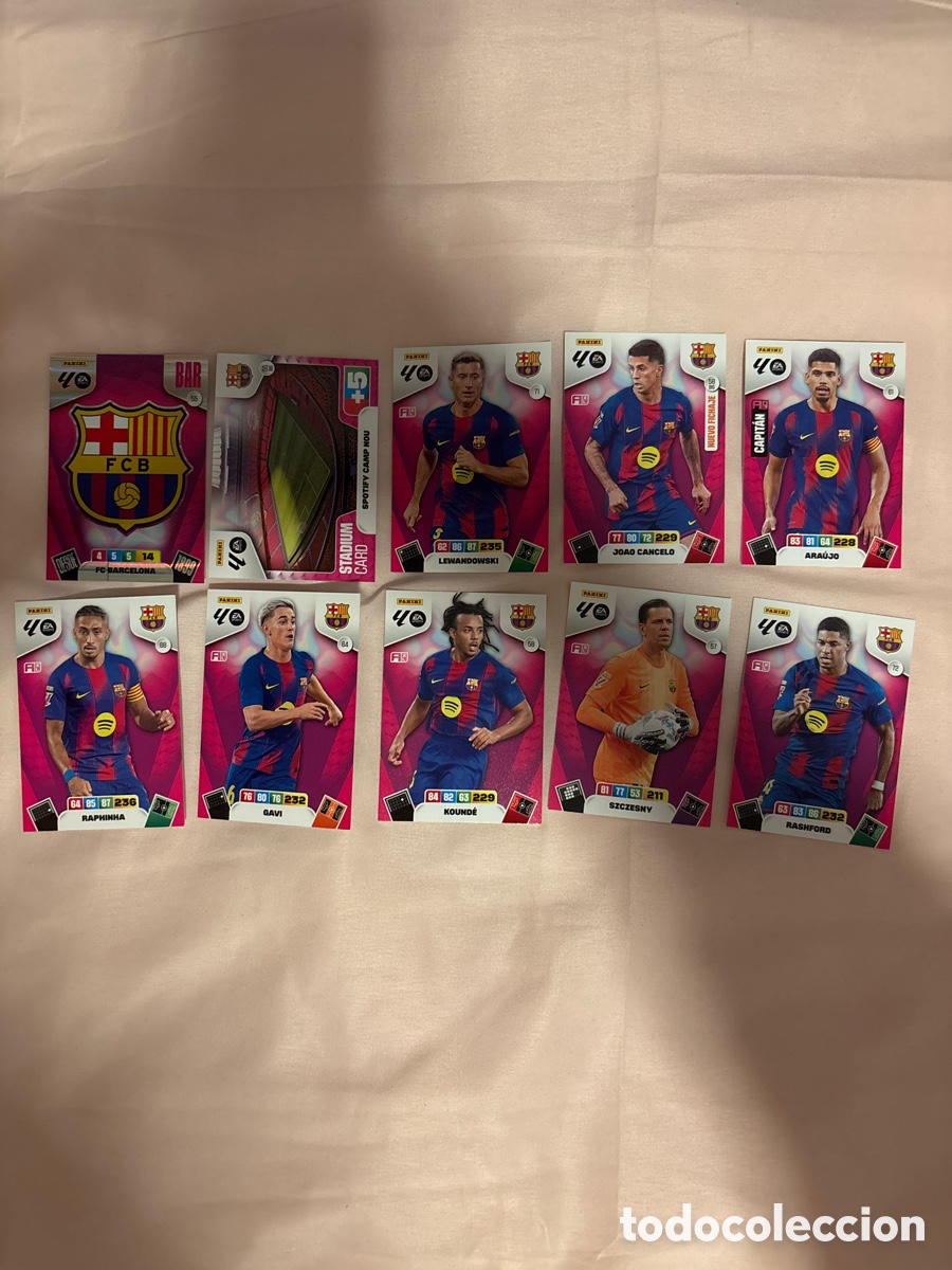 Cromos de F&uacute;tbol: Barcelona Adrenalyn XL 2025/26