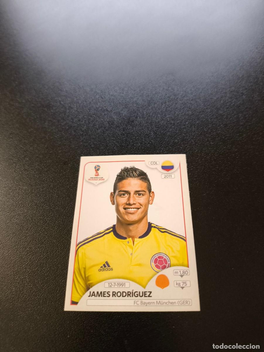 Cromos de F&uacute;tbol: 643 James Rodr&iacute;guez COLOMBIA SIN PEGAR FIFA WORLD CUP MUNDIAL RUSIA 2018 NO LIGA ESTE