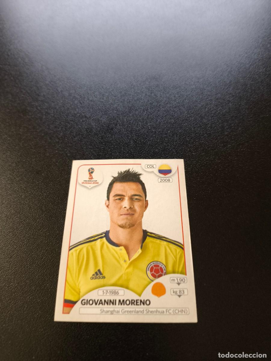 Cromos de F&uacute;tbol: 644 Giovanni Moreno COLOMBIA SIN PEGAR FIFA WORLD CUP MUNDIAL RUSIA 2018 NO LIGA ESTE
