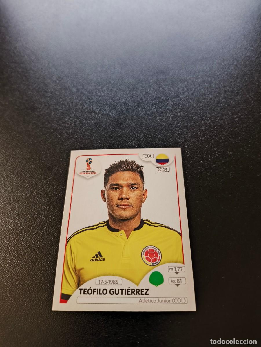 Cromos de F&uacute;tbol: 647 Te&oacute;filo Guti&eacute;rrez COLOMBIA SIN PEGAR FIFA WORLD CUP MUNDIAL RUSIA 2018 NO LIGA ESTE
