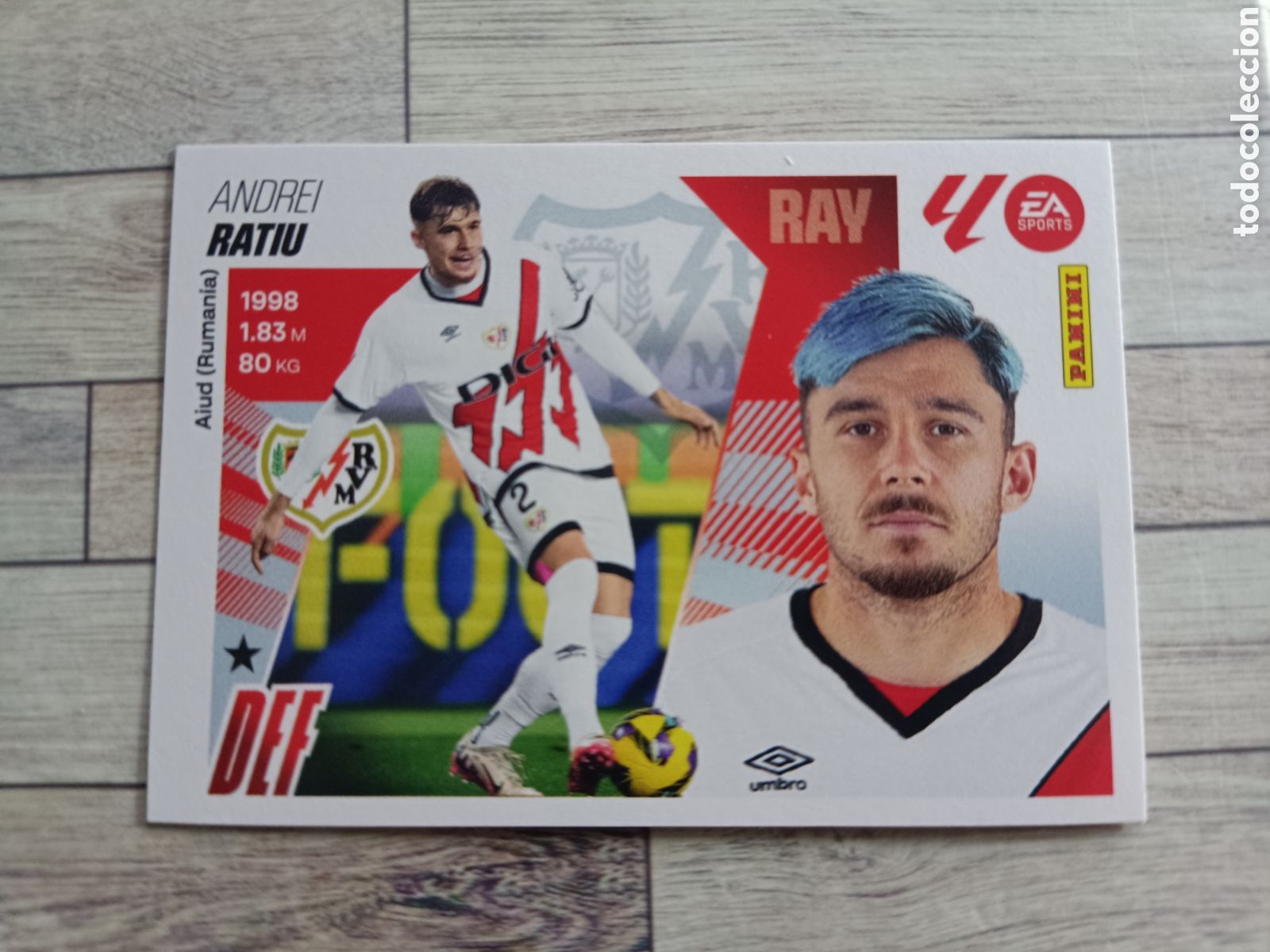 Cromos de F&uacute;tbol: 6 RATIU RAYO VALLECANO LIGA ESTE 2025 2026 PANINI 25 26 SIN PEGAR