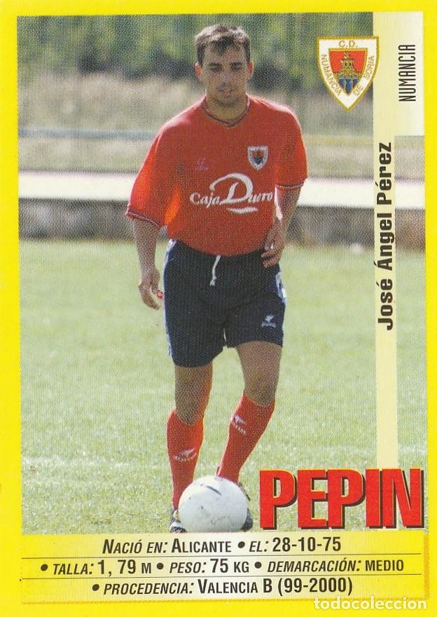 Cromos de F&uacute;tbol: PANINI 99-00. COLOCA PEP&Iacute;N. NUNCA PEGADO.