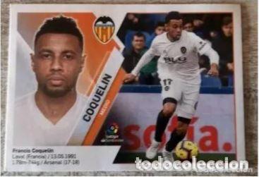 Cartes &agrave; collectionner de Football: Coquelin Liga este 2019 2020 panini n&deg; 8 Valencia -Liga Santander