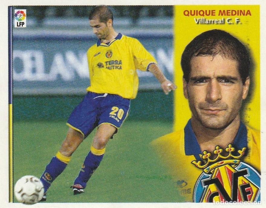 Cromos de F&uacute;tbol: ESTE 02-03. COLOCA QUIQUE MEDINA. SIN PEGAR.
